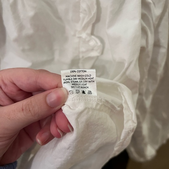 Able White Ruffle Blouse - Picture 4 of 6